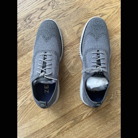 Brand New Cole Haan 2.ZERØGRAND Stitchlite Wingtip Oxfords Magnet-Ironstone 11.5 - Picture 5 of 9